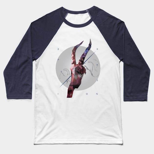 Expression of life Baseball T-Shirt by DeepRedFly